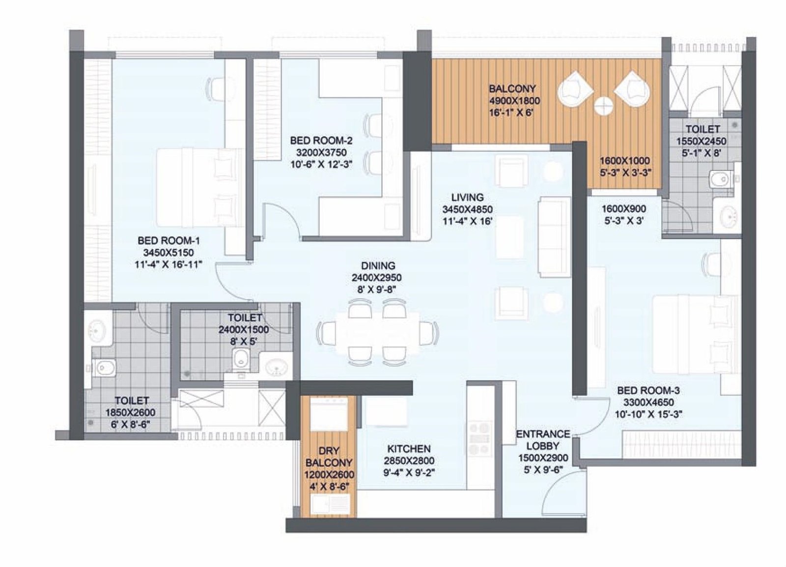 The Ridges 41 Hinjewadi - 2, 3, 4 & 5 BHK Premium Residences in Blue Ridge Township