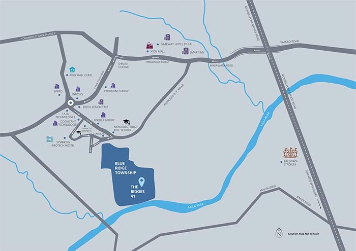 The Ridges 41 Hinjewadi - 2, 3, 4 & 5 BHK Premium Residences in Blue Ridge Township